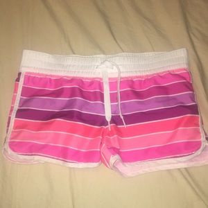 Pink swimming shorts